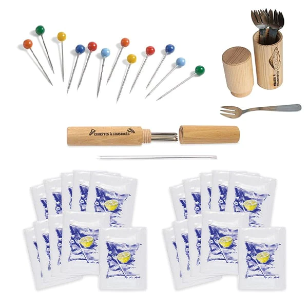 Kit dégustation pour coquillages et crustacés