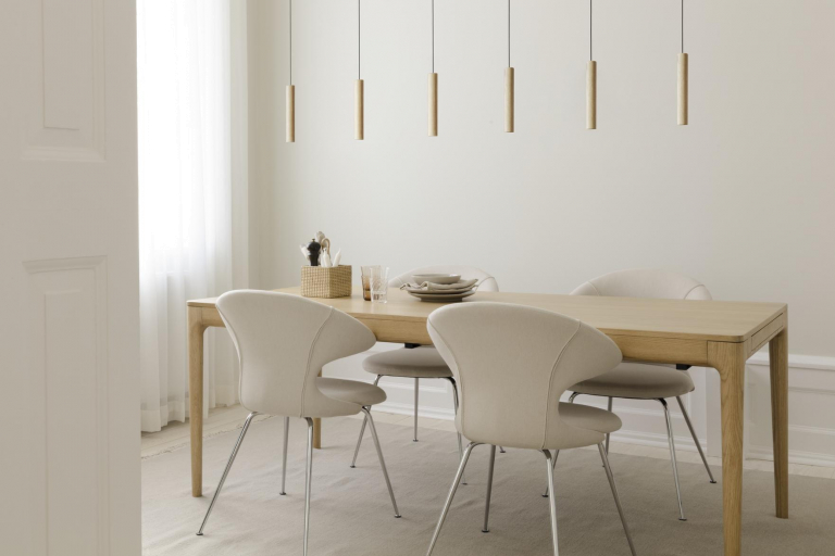 Umage Chimes 3 cluster hanglamp Ø3.4 donker eiken