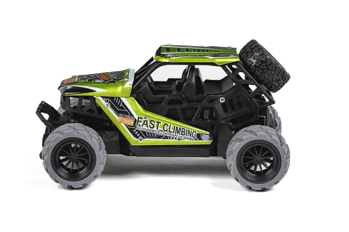 TEC-TOY - King Climber Fjernstyret Bil 1:18 2,4G 3,7V Li-ion - Grøn