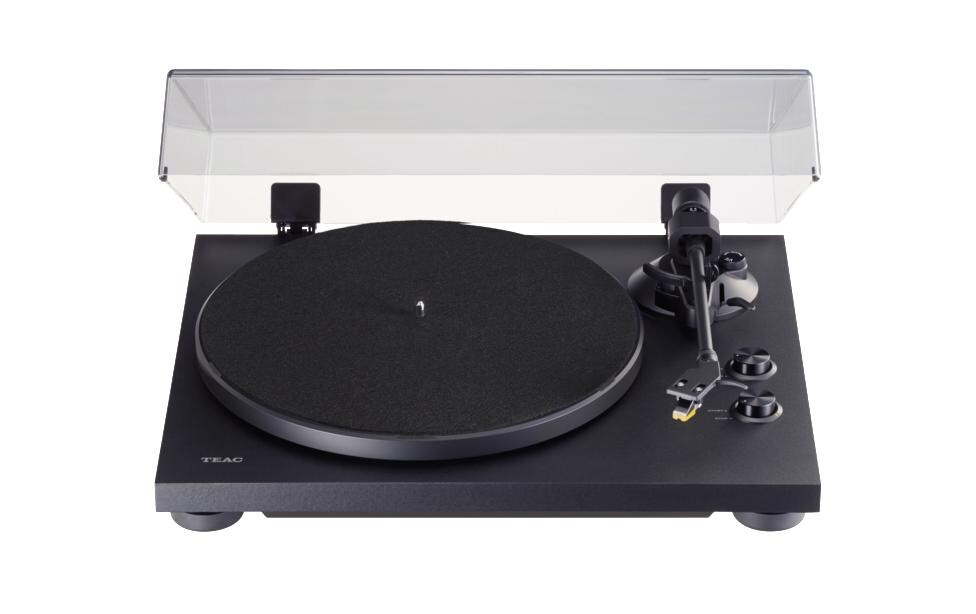 Plattenspieler mit Bluetooth TN-280BT Schwarz<br>Analog-Plattenspieler mit Phono EQ, Bluetooth und 2 Geschwindigkeiten
