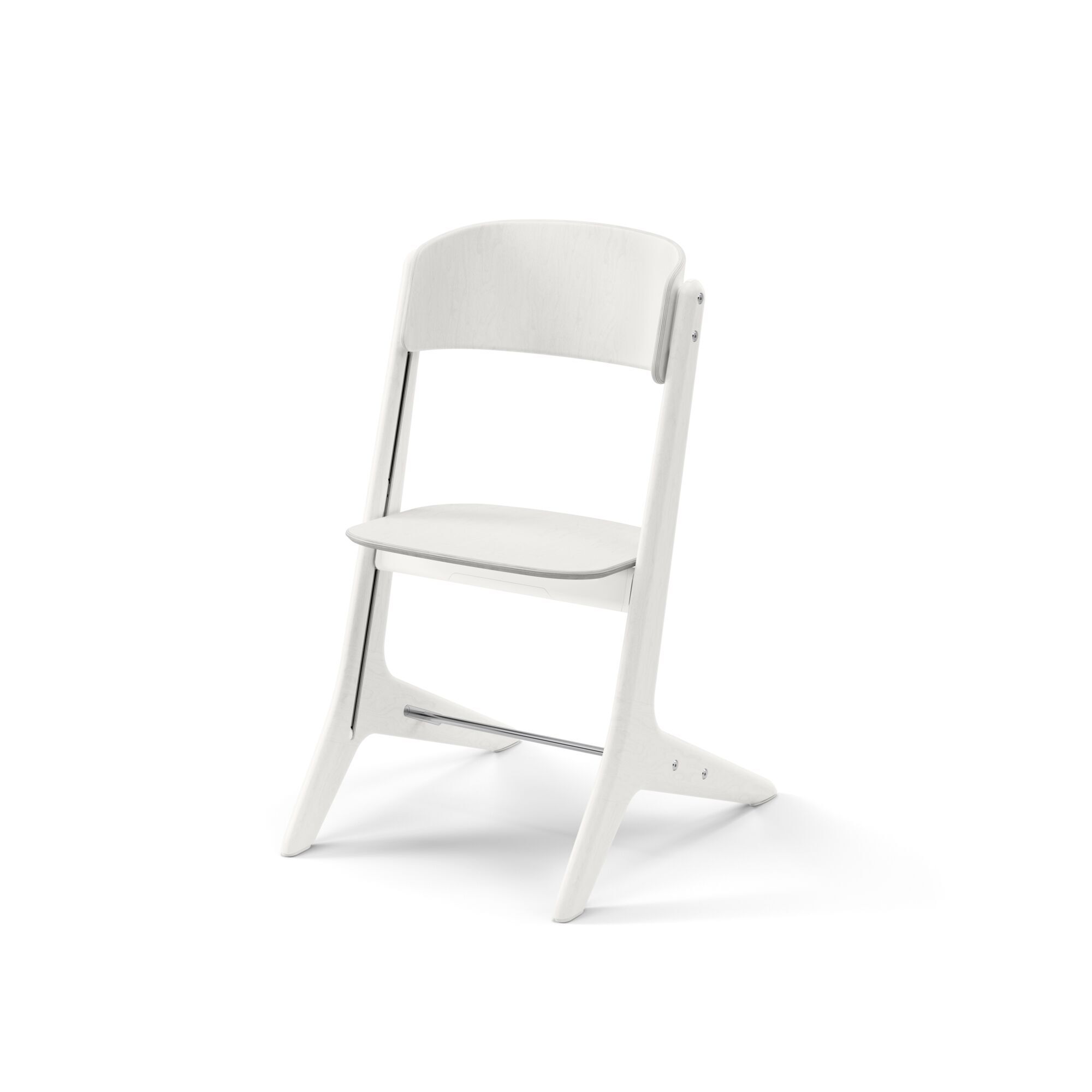 Lemo Platinum Chair White Wood