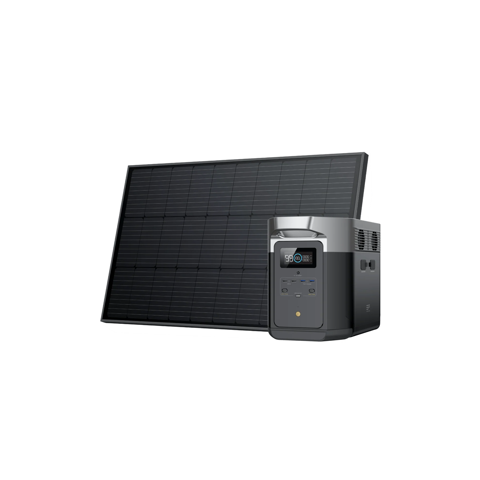 EcoFlow DELTA Max Solargenerator (Starrer PV100W)