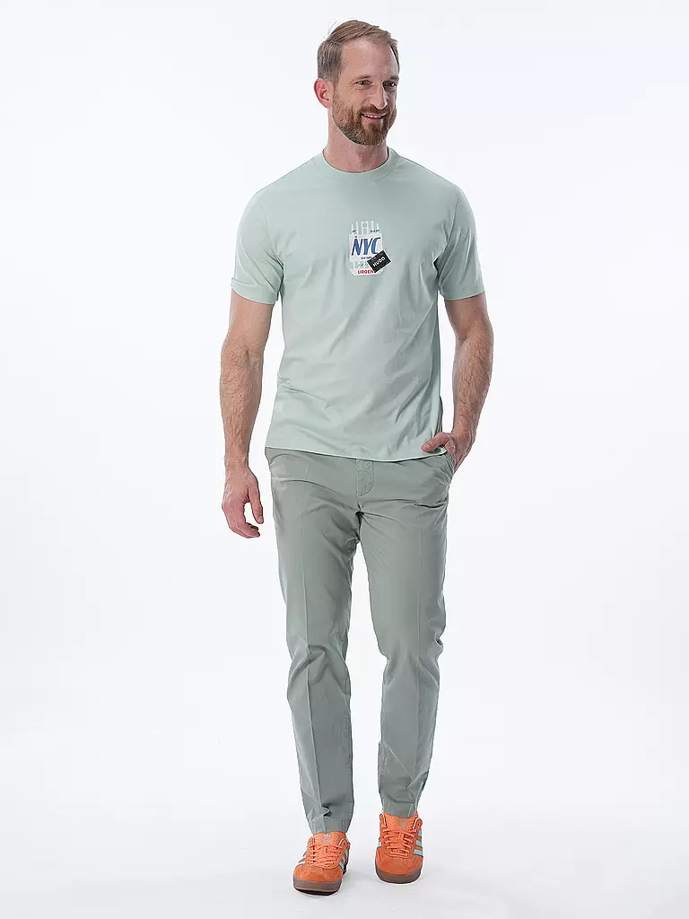HUGO T-Shirt DITROSO hellgrün