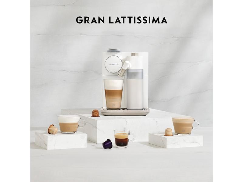 De'Longhi Kaffeemaschine Nespresso Gran Lattissima EN 640.W Kapselmaschine der Original Line mit Milchsystem und automatischer Spülfunktion