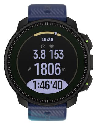 Montre GPS Suunto Vertical Steel Solar UTMB World Series Edition limitée - Bleu marine