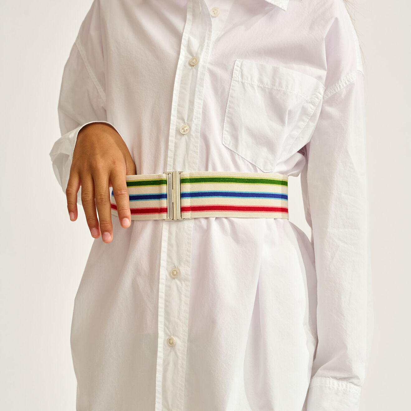Bellerose Ceinture Lelia rayée multicolore