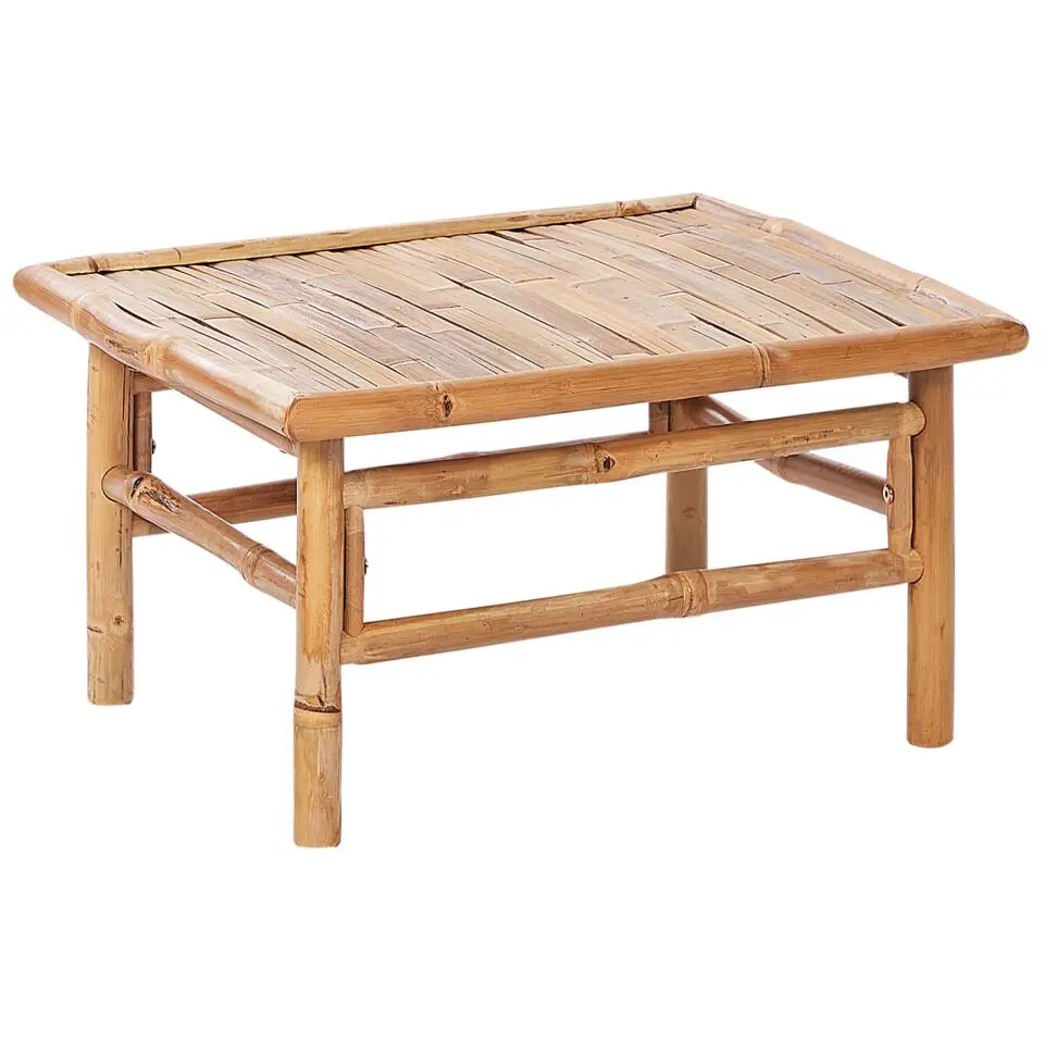 CERRETO - Loungeset 4-zits - Wit - Bamboehout