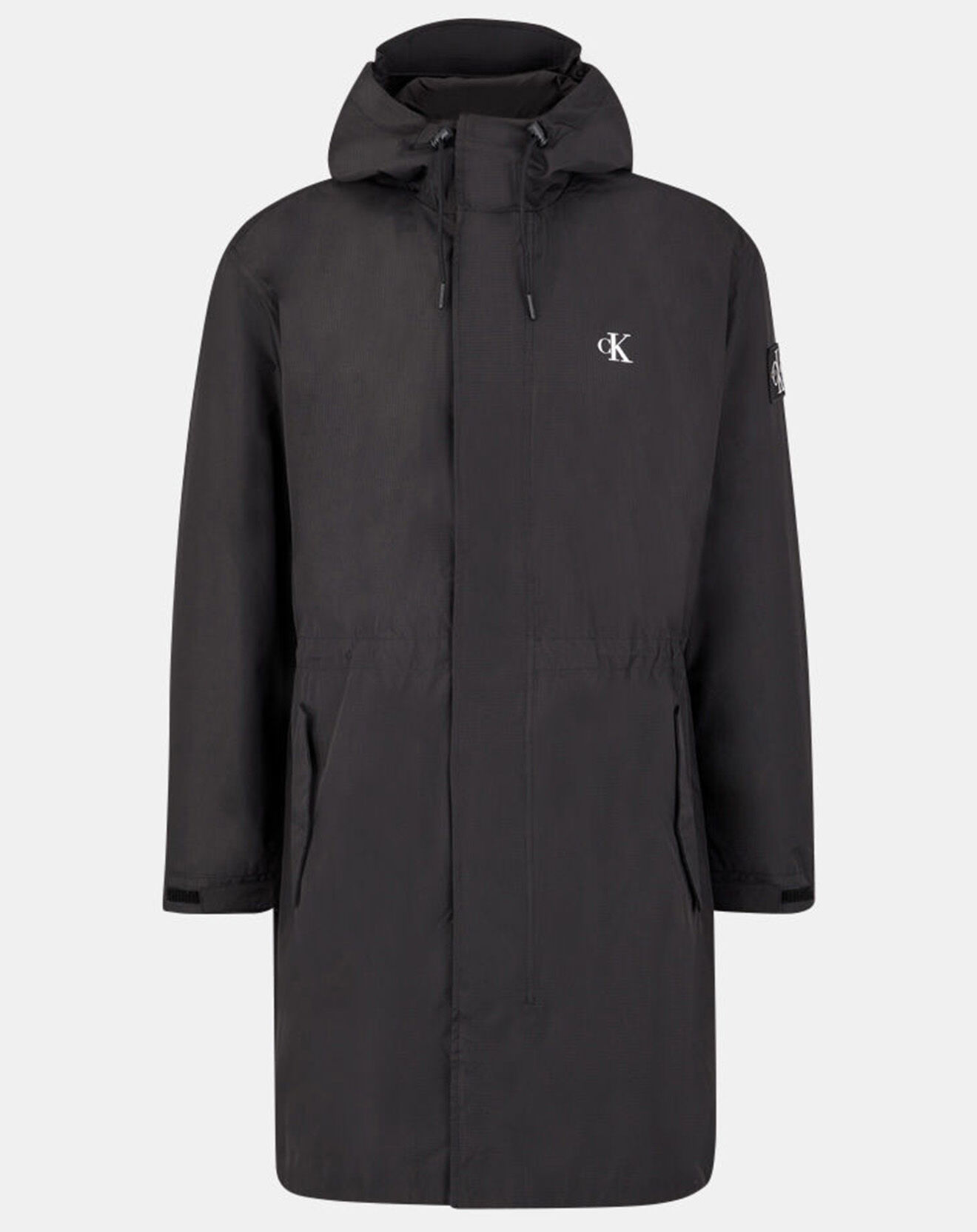 Calvin Klein Jeans Parka longue Technical noire