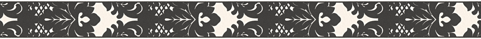 Papier-Borte ONLY BORDERS 10 - schwarz-weiß - 5 Meter