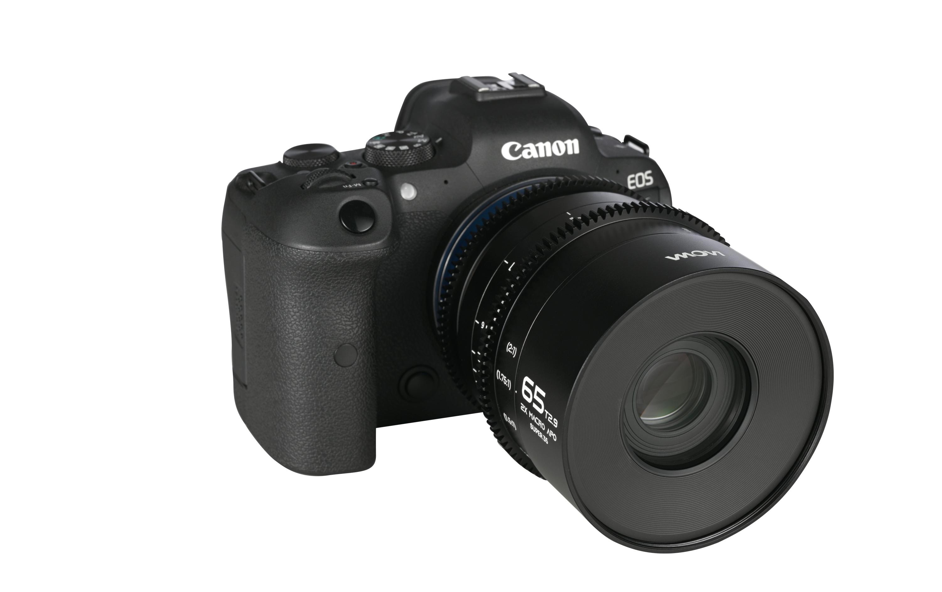 Festbrennweite 65 mm T2.9 2X Macro APO – Canon RF<br>Makro-Kinoobjektiv mit 2-facher Vergrösserung