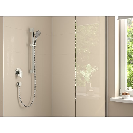 hansgrohe Unica'S Puro glidestang 65 cm med bruserslange 160 cm Mat sort