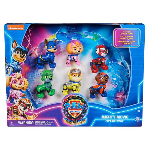 Paw Patrol The Mighty Movie 6-pak Gaveæske