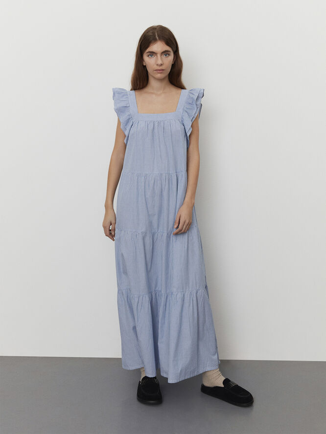Sofie Schnoor Dress Light blue striped