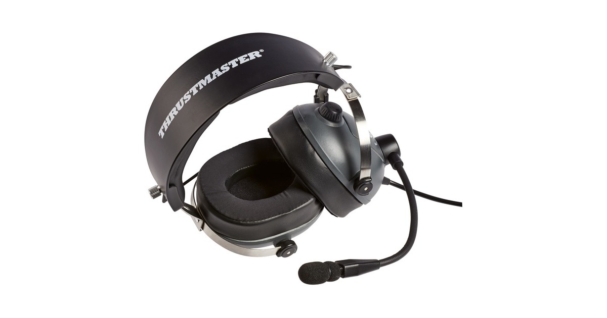 ThrustmasterT.Flight U.S. Air Force Edition headset over-ear gaming headset  (Grijs/metaal)