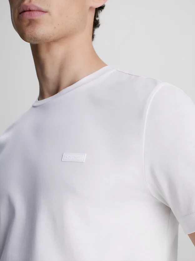 Camiseta de algodão mercerizado