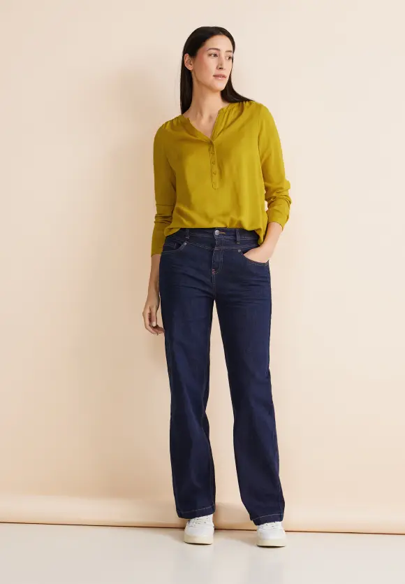 Bluse im Tunikastyle - pineapple yellow