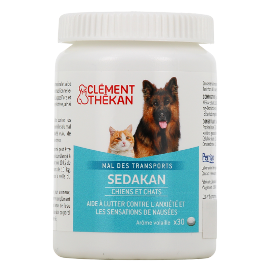 Sedakan - Comprimés mal des transport chien & chats