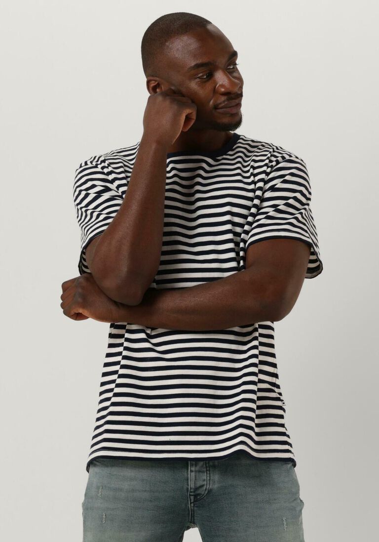 MINIMUM blauwe minimum t-shirt jannus 9322