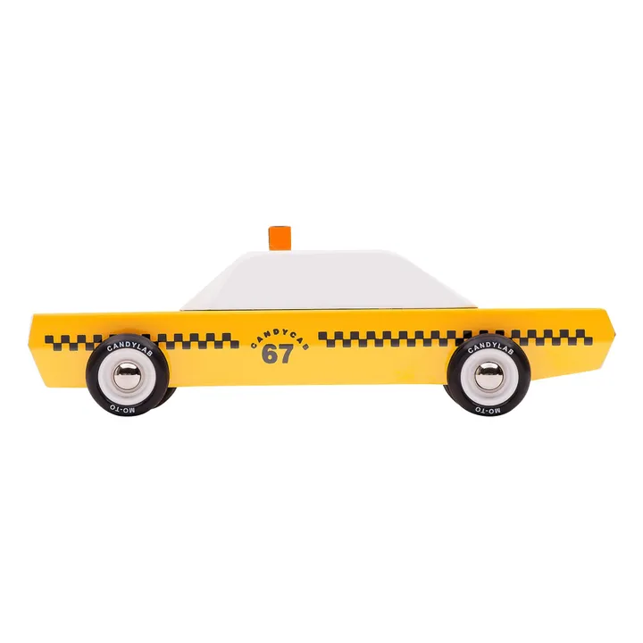 Candylab Voiture Candycab en bois | Jaune