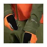 Veste Imperméable Endura SingleTrack II Vert / Orange XXL