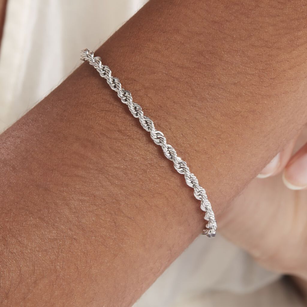 Bracelet Cyntiaae Or Blanc