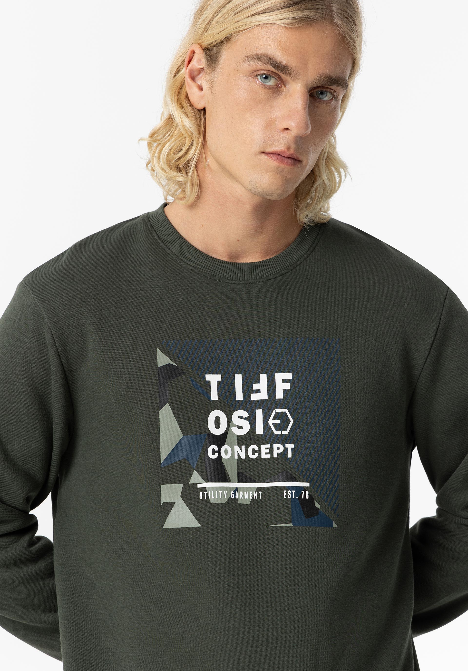 Sweatshirt com Estampado Frontal