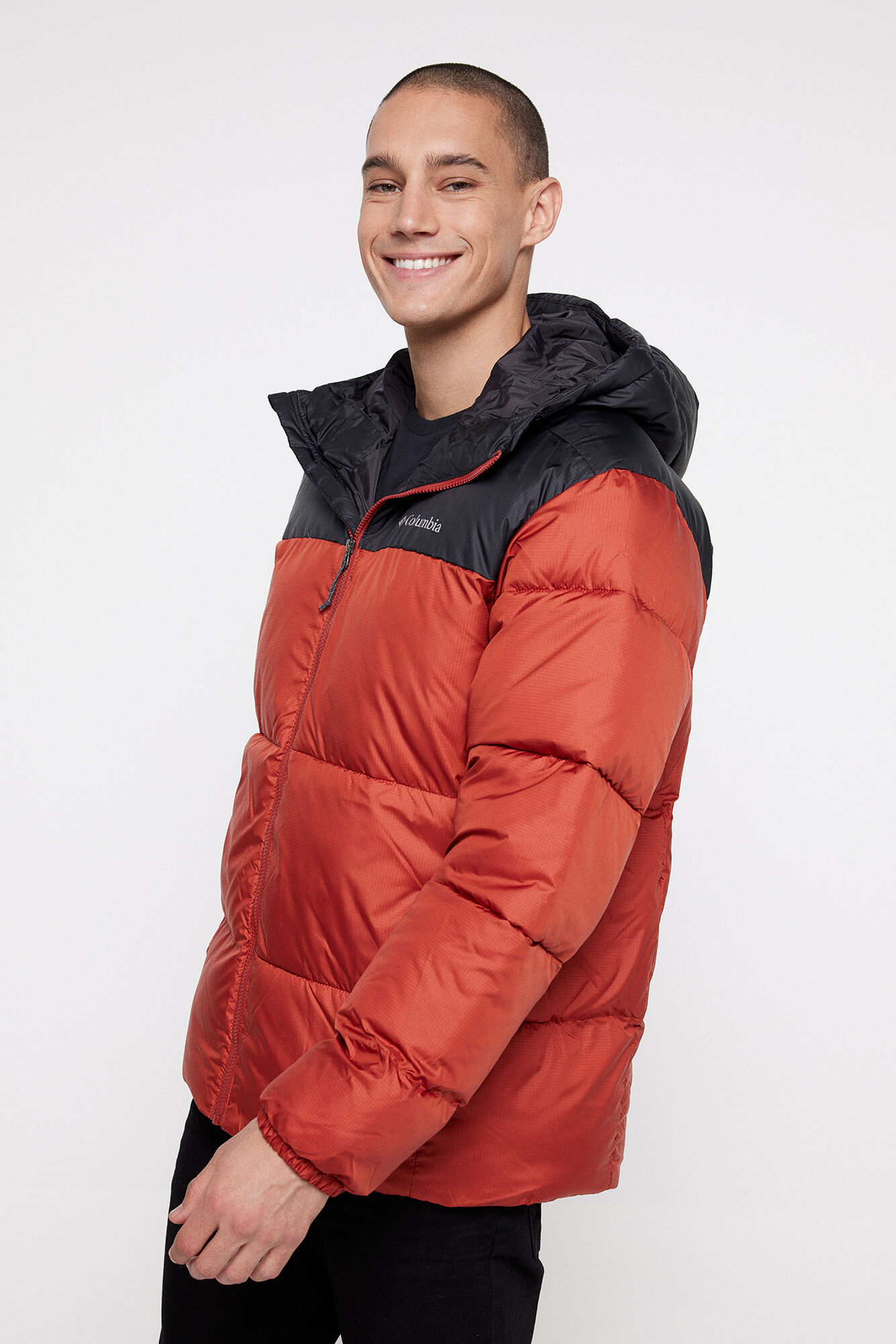 Jaqueta acolchoada masculina Columbia™ Puffect™ com capuz