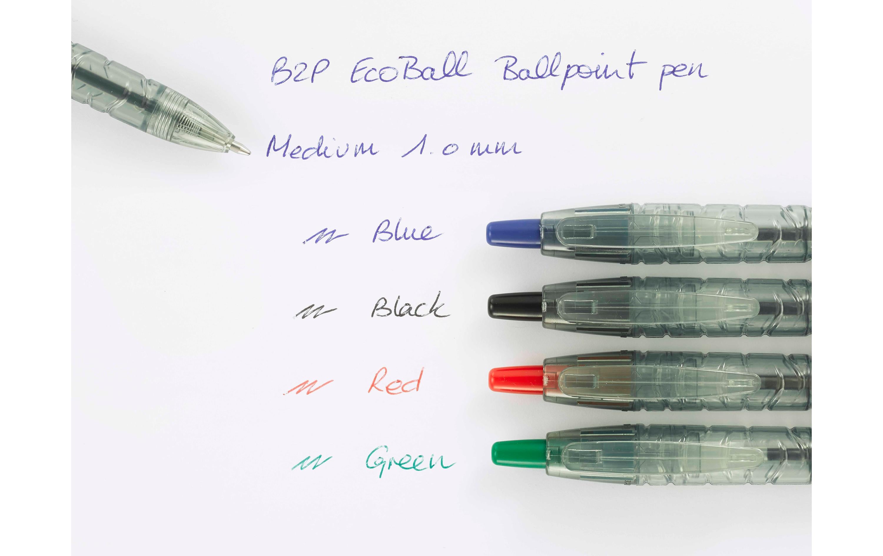 Kugelschreiber Begreen B2P Ecoball 1.0 mm, BlauKuli mit «Bottle 2 Pen» Gel