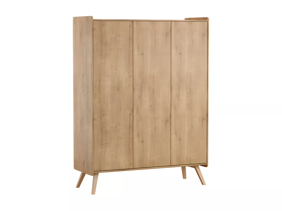 Armoire 3 portes Vintage Bois