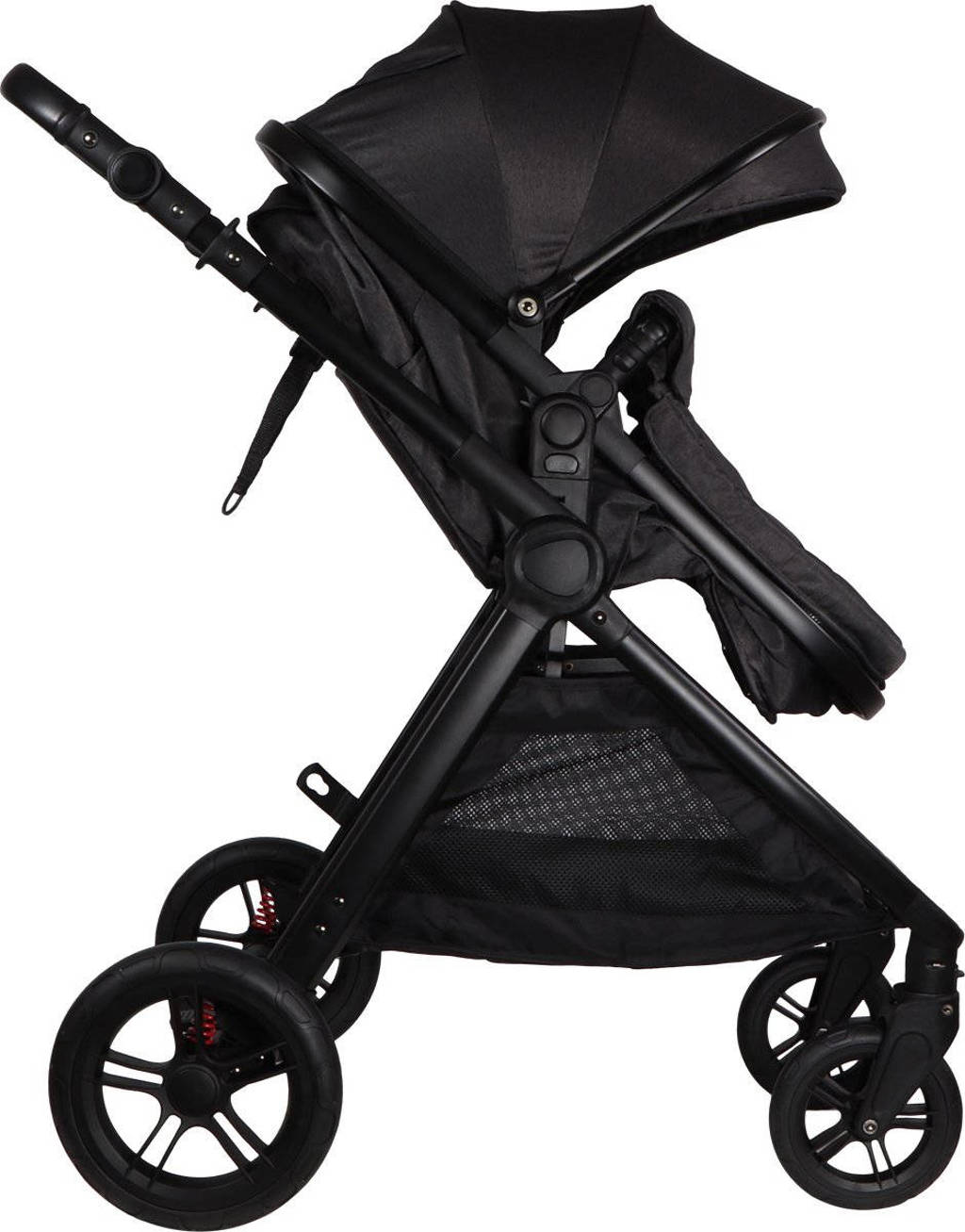 3-in-1 Stroller - Liam - Black/Black