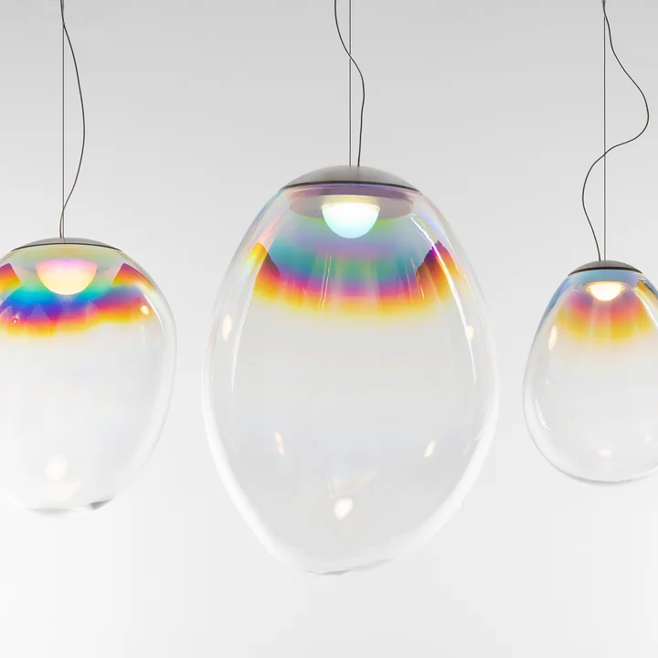 Artemide - Stellar Nebula - 40 Pendelleuchte LED, irisierend, H 55 cm x Ø 40 cm