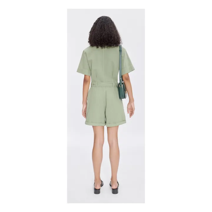 A.P.C. Combishort Hills Coton Bio et Recyclé | Vert kaki