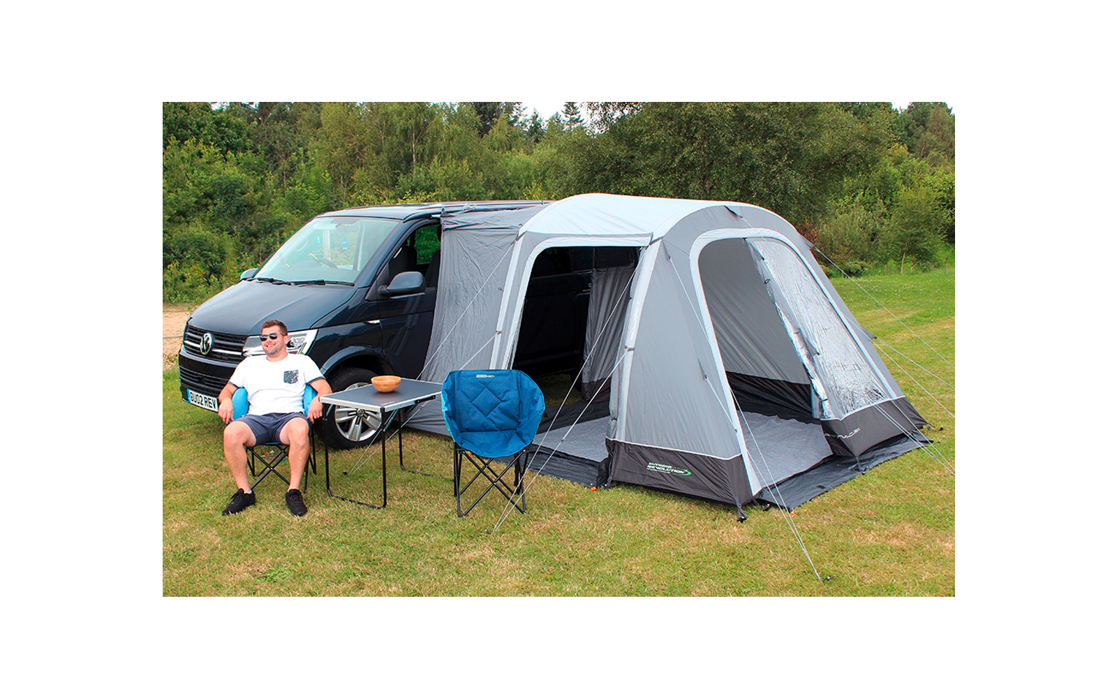 Outdoor Revolution Cayman Cuba Air Aufblasbares Vorzelt Mid 210 bis 255 cm
