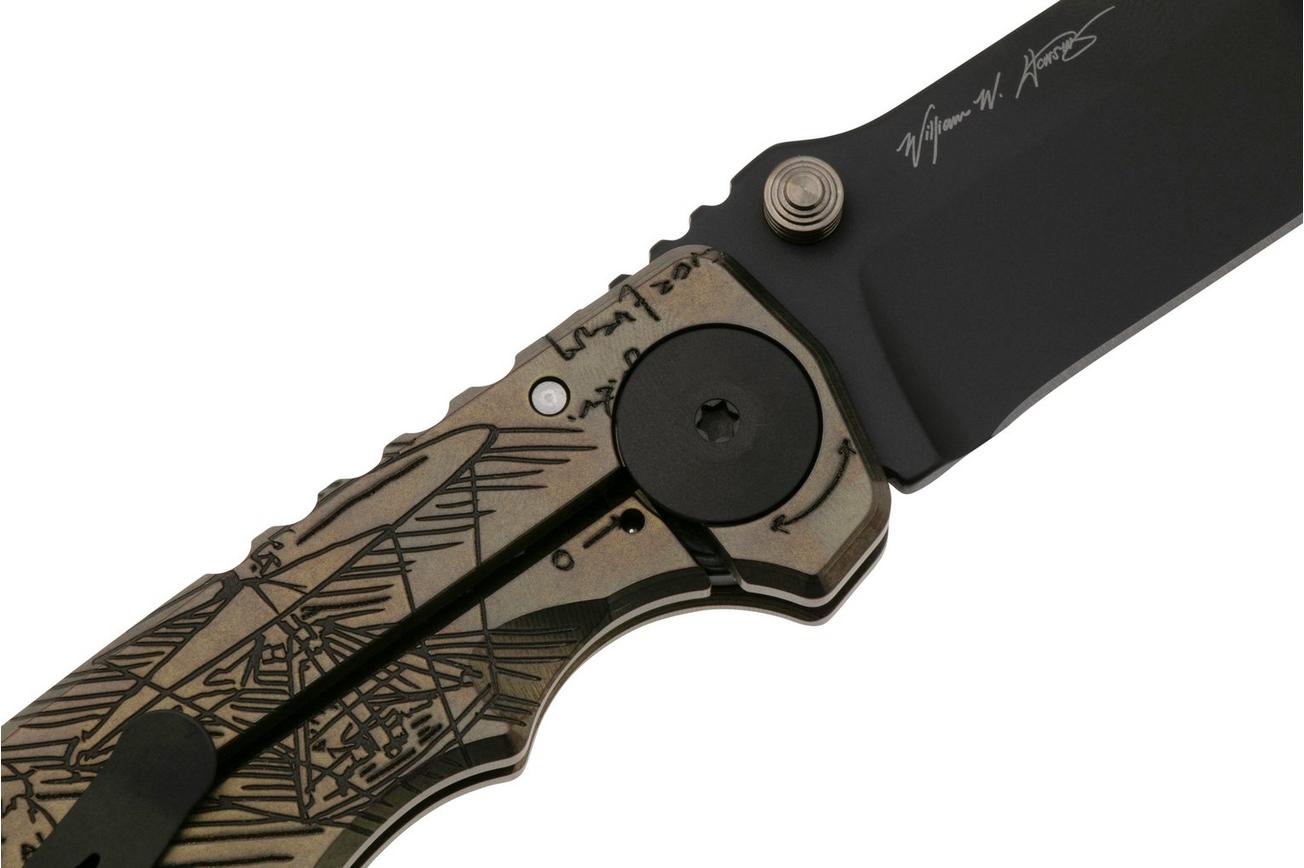 Spartan Blades Harsey Folder SF5DIVINCI Divinci's Vitruvian Man 2023 Special Edition, zakmes, Bill Harsey design
