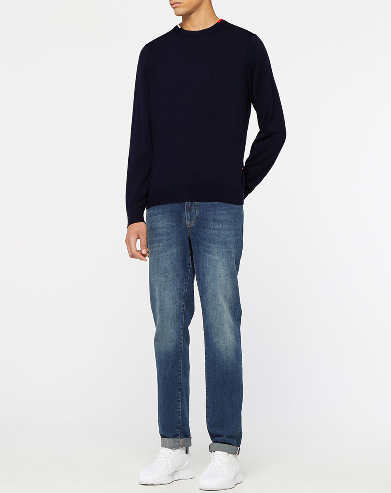 Tommy Hilfiger Pull Rwb Pima bleu marine