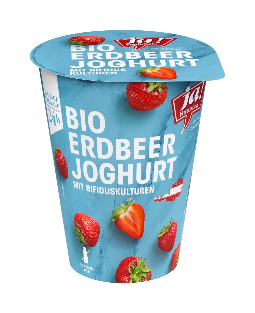 Ja! Natürlich Erdbeere Fruchtjoghurt