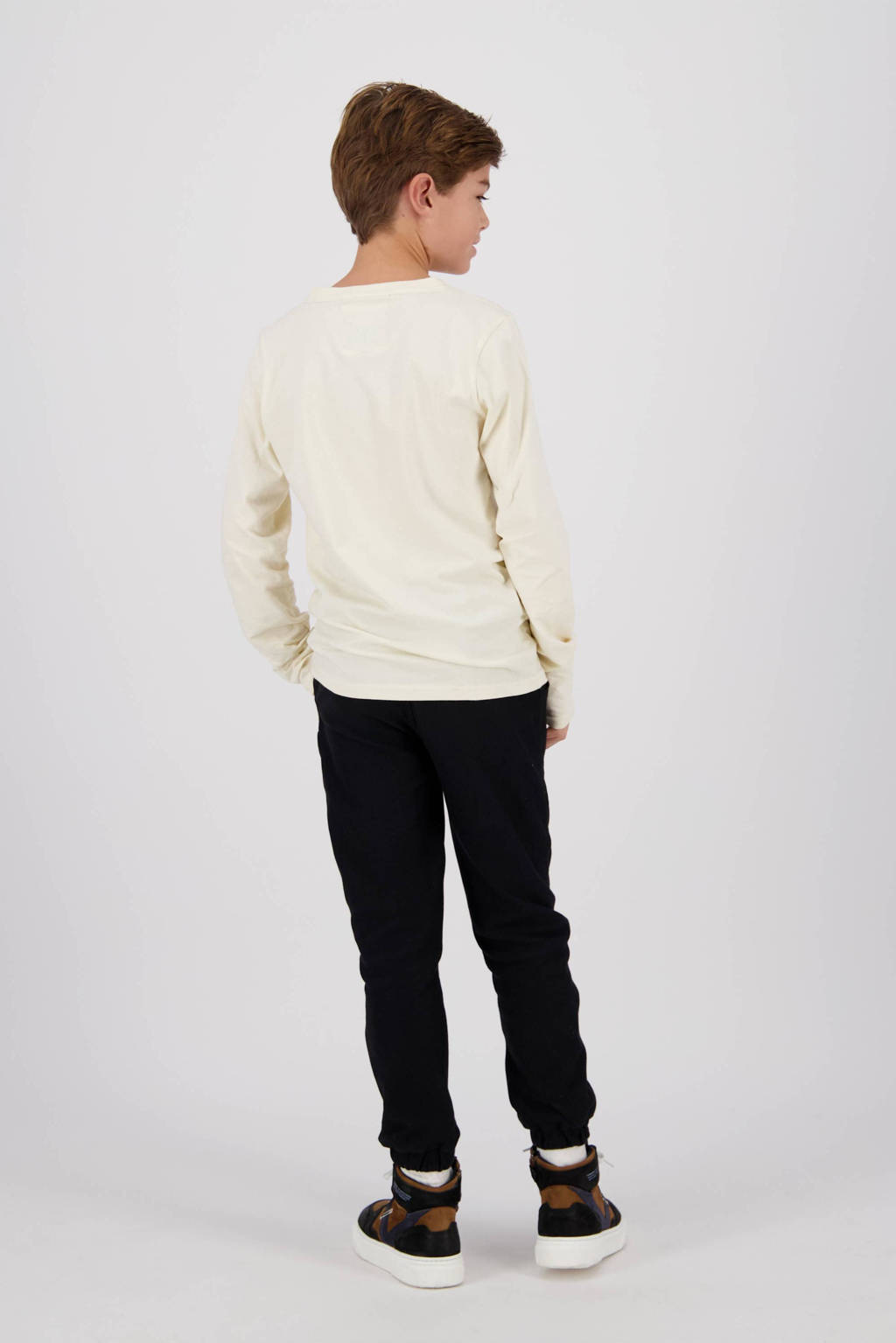 Vingino longsleeve Jarrod met logo wit