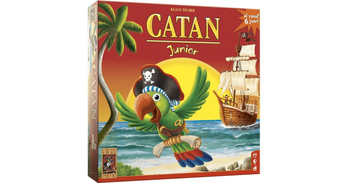 999 GamesCatan: Junior Bordspel  (Nederlands, 2 - 4 spelers, 30 minuten, Vanaf 6 jaar)