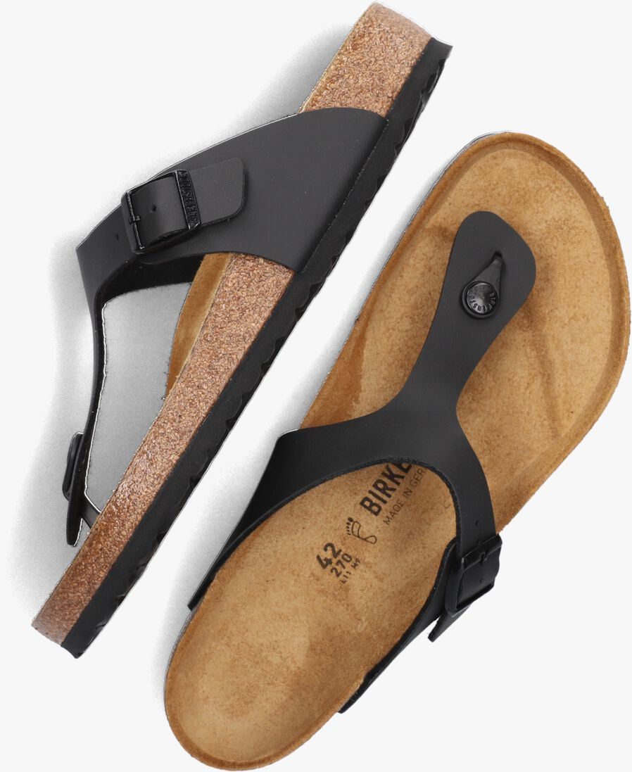 BIRKENSTOCK zwarte birkenstock teenslippers gizeh heren