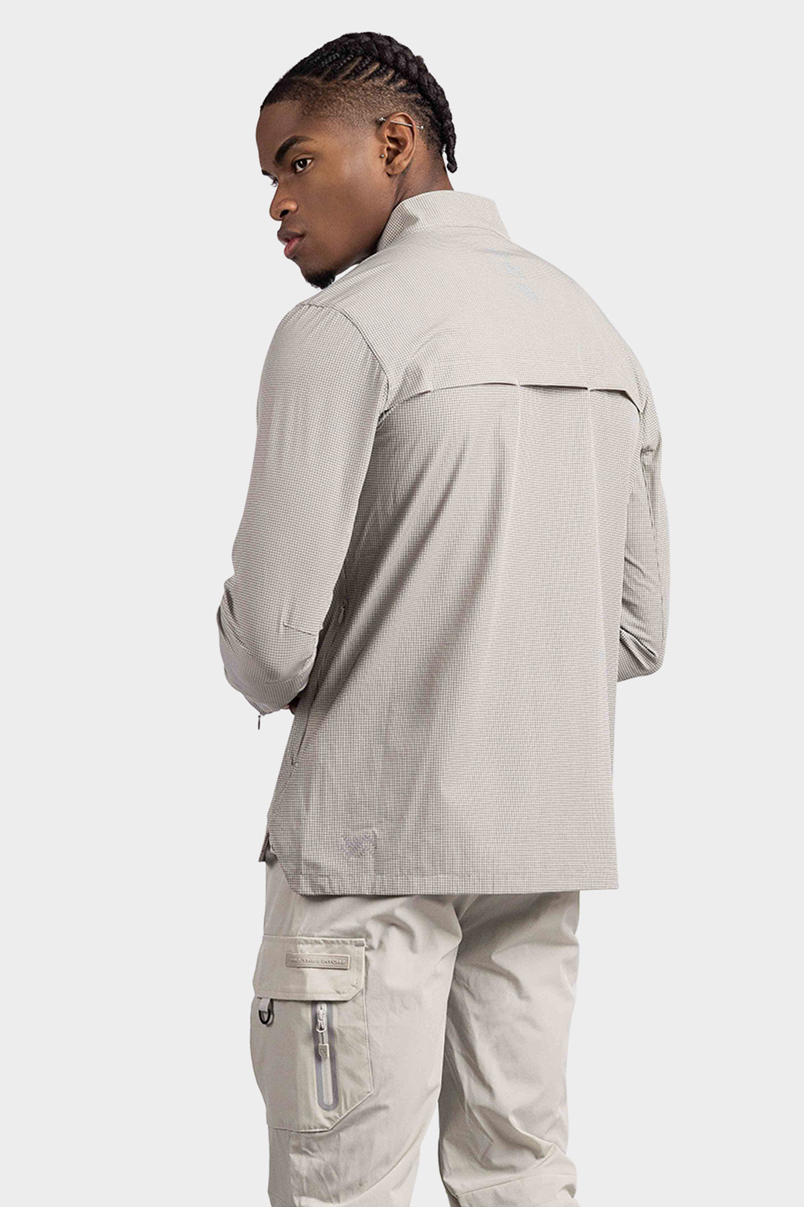 Off The Pitch X Robey Tammy Woven Bi-Stretch Vest Heren Grijs
