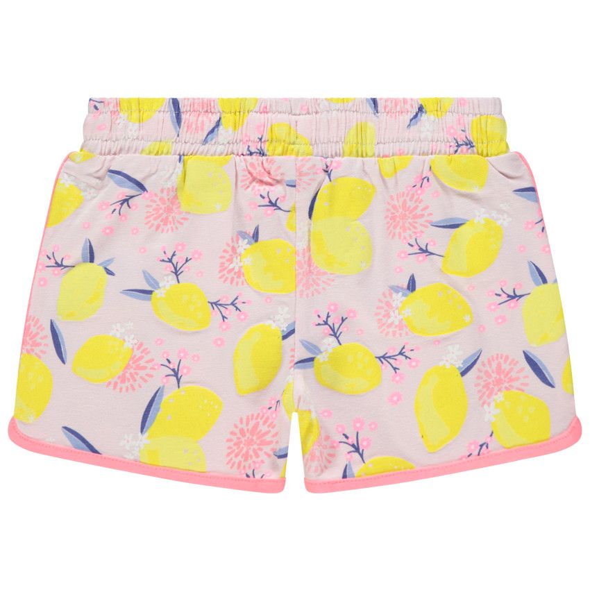 Short en jersey imprimé all-over - Rose