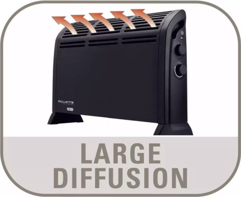 Rowenta - Vectissimo CO3030 - Kachel - Zwart - 2400W