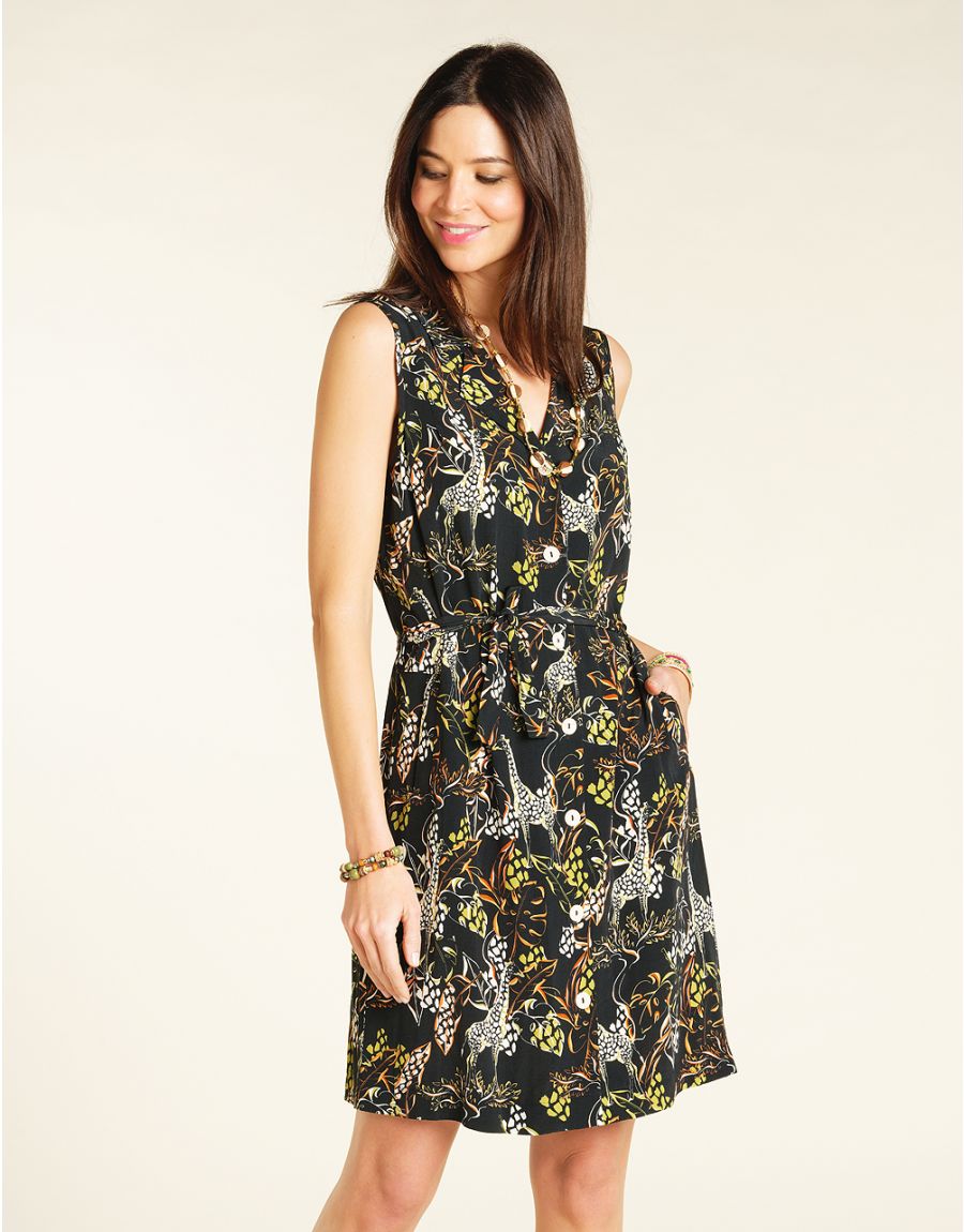 Robe chemisier noire