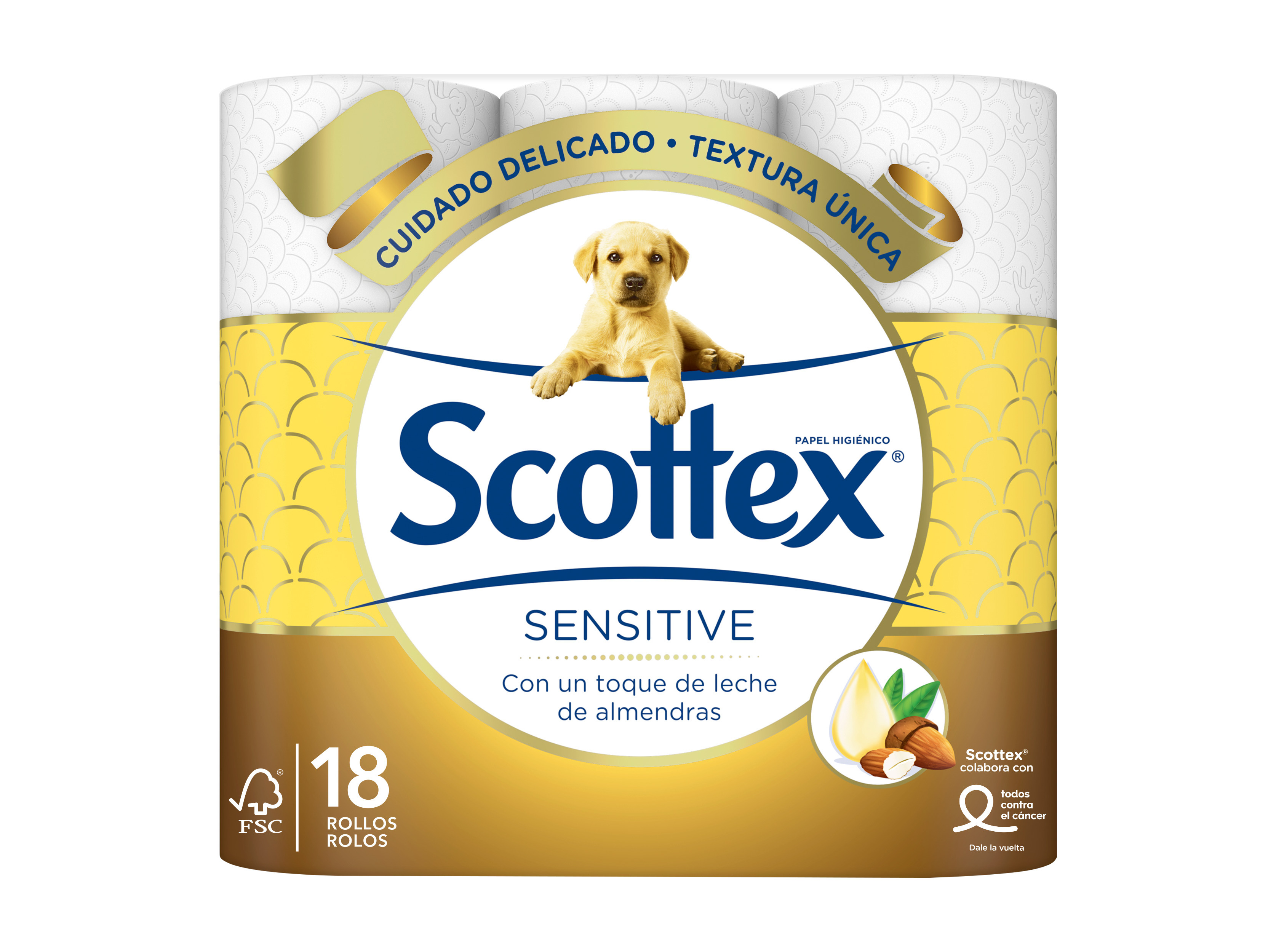PAPEL HIGIENICO SCOTTEX SENSITIVE 18R