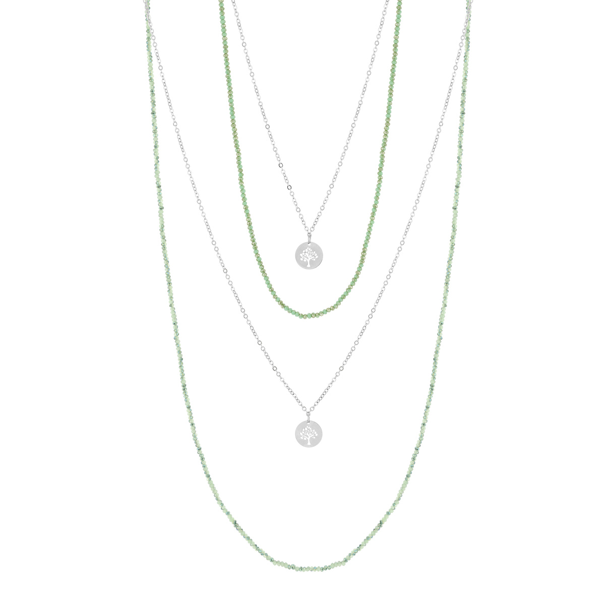 Collier acier fantaisie 47 cm