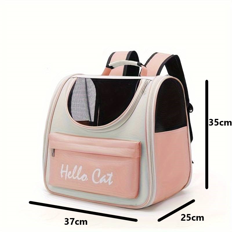 Bolsa de transporte PETplus rosa para cães e gatos