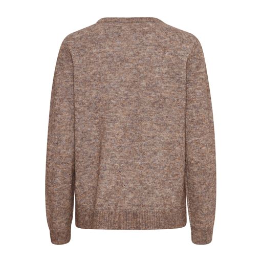 Fransa Langærmet Striktrøje, Tiger's Eye Melange, XL
