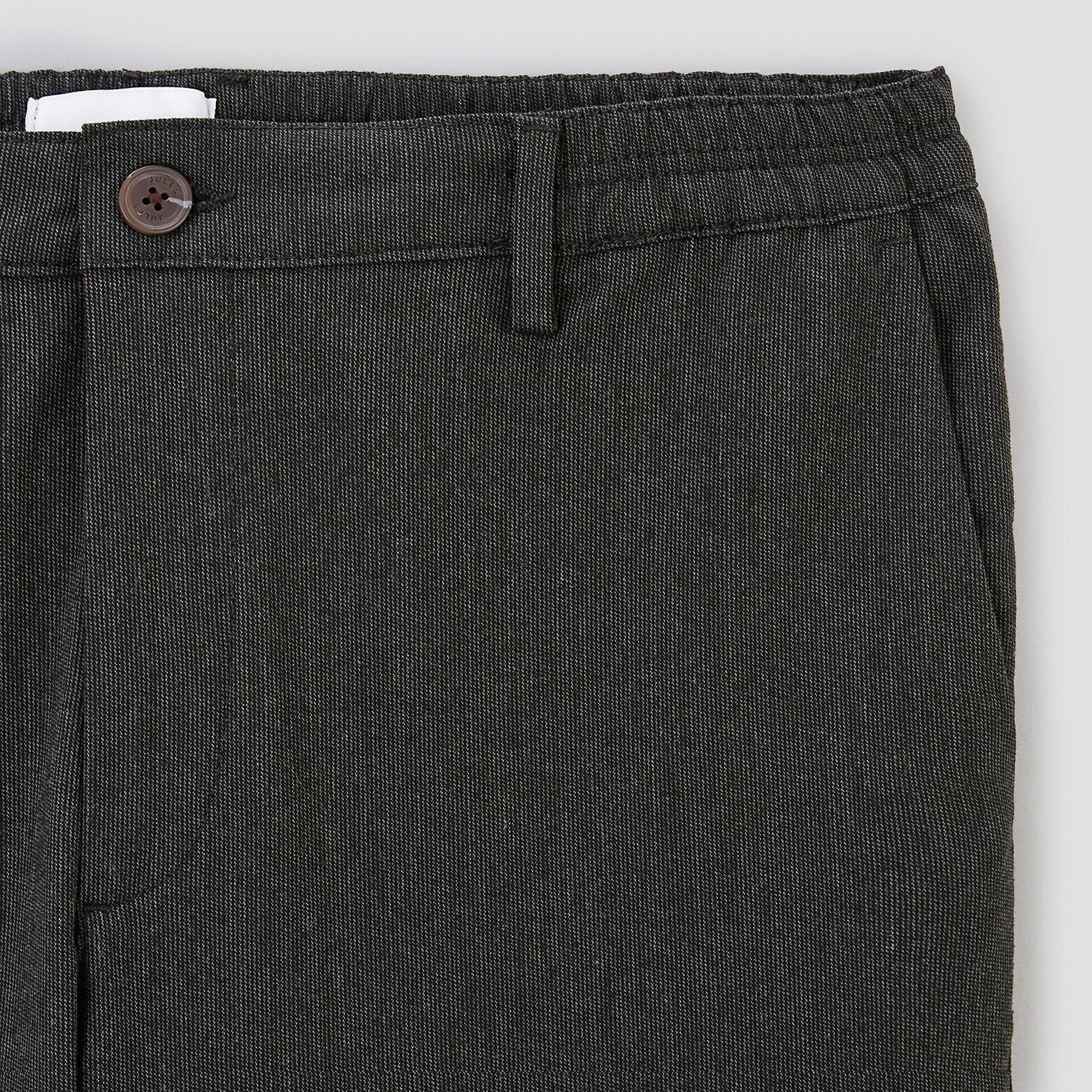 Pantalon chino jogger effet rayure Gris moyen