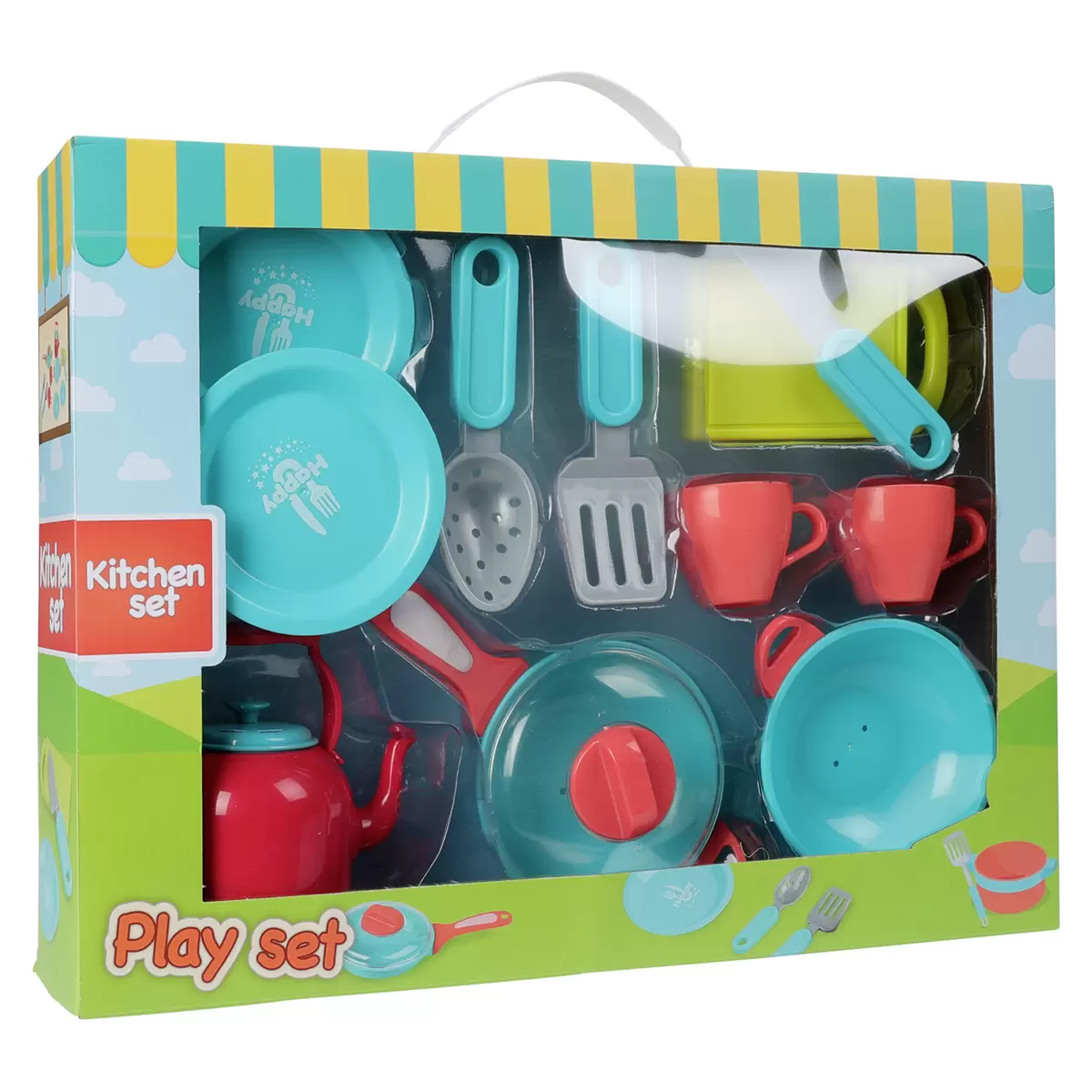Spielset Küche Cindy Bunt