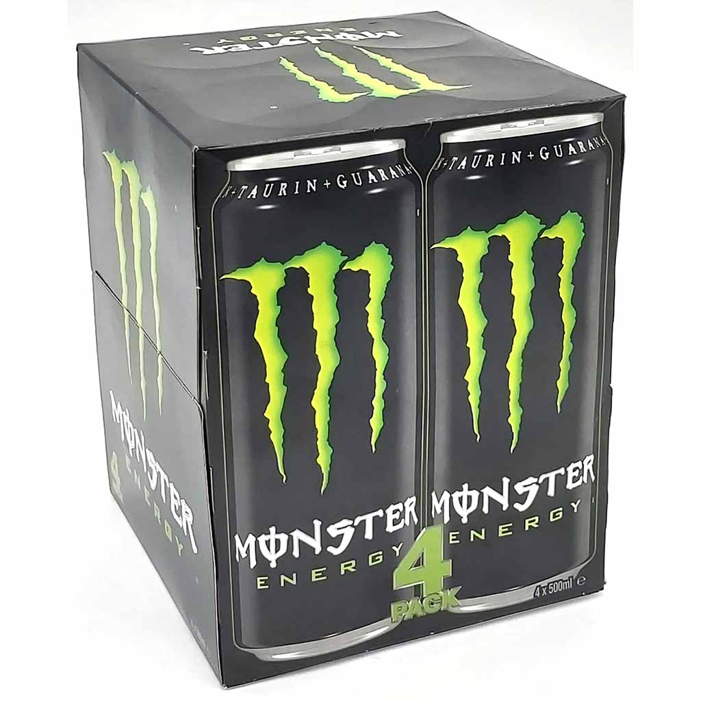 Monster Energy Original 4x0,5l = 2L MHD:30.6.26